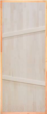 Деревянная дверь для бани Dlyabani На иглах Сорт А 80x160 / 400468 (массив липа, коробка хвоя)