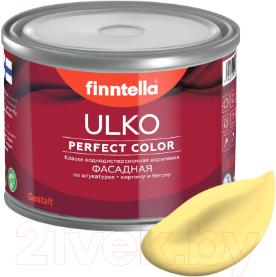 Краска Finntella Ulko Aurinko / F-05-1-1-FL115 (900мл, палевый)