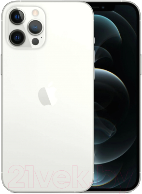Смартфон Apple iPhone 12 Pro 256GB / 2BMGMQ3 восстановленный Breezy Грейд B (серебристый)
