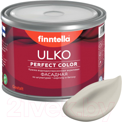 Краска Finntella Ulko Sansa / F-05-1-9-FL083 (9л, серо-бежевый)