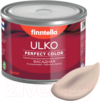 Краска Finntella Ulko Kerma / F-05-1-1-FL103 (900мл, светло-бежевый)