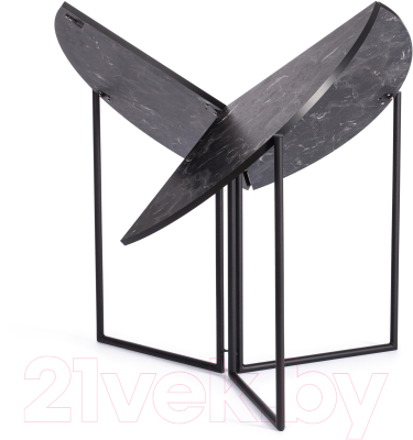 Обеденный стол Tetchair Yoop (черный мрамор/черный)