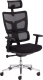 Кресло офисное Tetchair MESH-11HR ткань/сетка (черный) - 