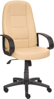 Кресло офисное Tetchair СН747 кожзам (бежевый) - 