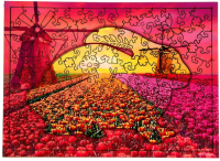 Пазл Puzzle Цветущие тюльпаны / 9341553 - 