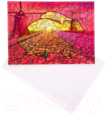 Пазл Puzzle Цветущие тюльпаны / 9341553
