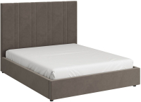 Двуспальная кровать Bravo Мебель Харви с ПМ 160x200 (капучино) - 