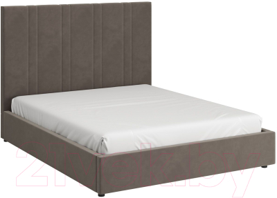 Двуспальная кровать Bravo Мебель Харви с ПМ 160x200 (капучино)