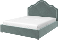 Двуспальная кровать Bravo Мебель Оливия с ПМ 160x200 (мята) - 