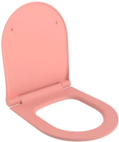 Сиденье для унитаза Ambassador Nord / 132T20901S (розовый матовый) - 