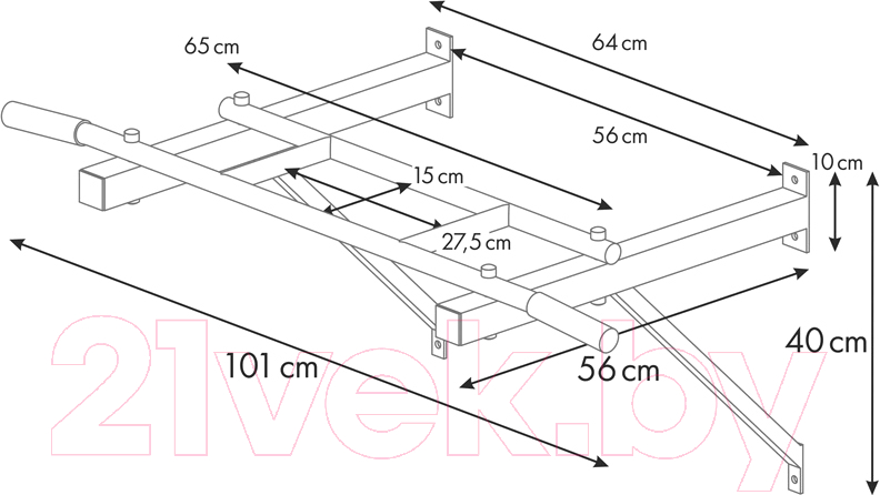 Турник Polini Sport Pulse Standard / 0002591.1