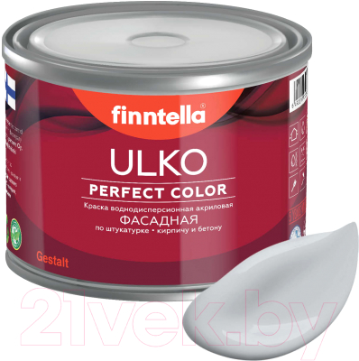Краска Finntella Ulko Tuuli / F-05-1-9-FL047 (9л, серый)