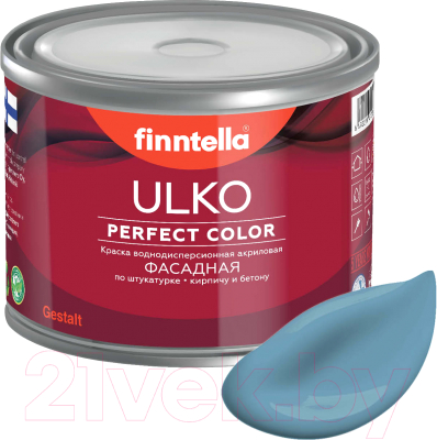 Краска Finntella Ulko Meri Aalto / F-05-1-3-FL014 (2.7л, светло сине-серый)
