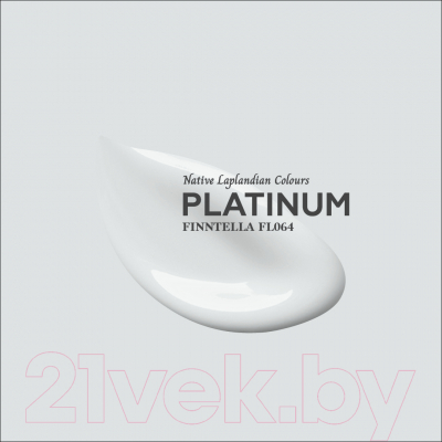 Краска Finntella Ulko Platinum / F-05-1-1-FL064 (900мл, бело-серый)