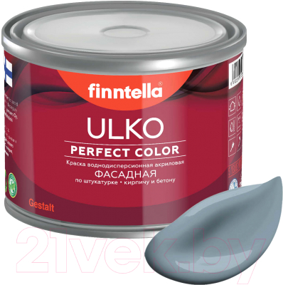 Краска Finntella Ulko Harmaa / F-05-1-1-FL005 (900мл, серо-голубой)