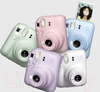Фотоаппарат с мгновенной печатью Fujifilm Instax Mini 12 (голубой)