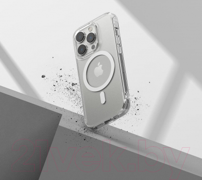 Чехол-накладка Ringke Fusion Magnetic Magsafe для iPhone 14 Pro Max (матовый, прозрачный)