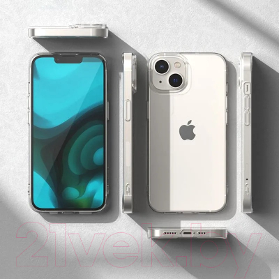 Чехол-накладка Ringke Air для iPhone 14 (прозрачный)