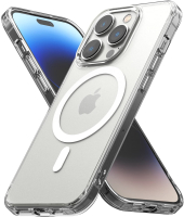 Чехол-накладка Ringke Fusion Magnetic Magsafe для iPhone 14 Pro (матовый, прозрачный) - 