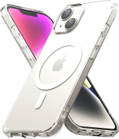 Чехол-накладка Ringke Fusion Magnetic Magsafe для iPhone 14 Plus (матовый, прозрачный) - 