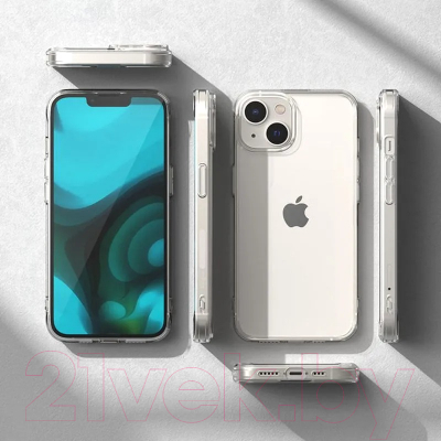 Чехол-накладка Ringke Fusion для iPhone 14 Plus (прозрачный)