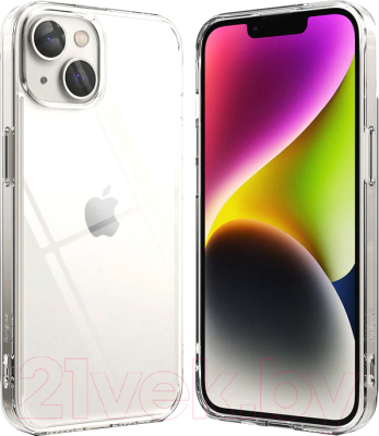 Чехол-накладка Ringke Fusion для iPhone 14 (прозрачный)