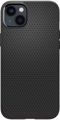 Чехол-накладка Spigen Liquid Air для iPhone 14 Plus / ACS04891 (матовый черный)