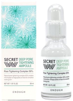 Сыворотка для лица Enough Secret With Green Care Pore Tightening Ampoule (30мл) - 