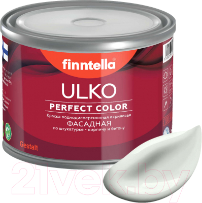 Краска Finntella Ulko Marmori / F-05-1-1-FL056 (900мл, светло-серый)