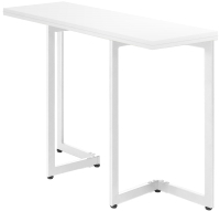 Обеденный стол Millwood Арлен 1 38-76x110x76 (белый/металл белый) - 