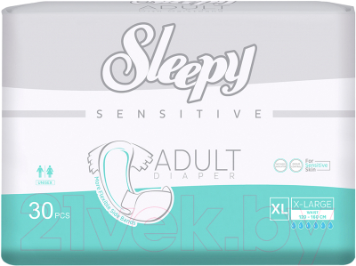 Подгузники для взрослых Sleepy Adult Diaper Xlarge (30шт)