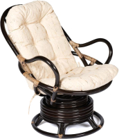 Кресло-качалка Tetchair Flores 5005 без подушки (коричневый) - 