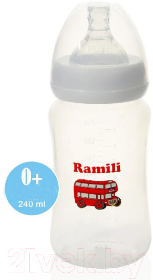 Молокоотсос электрический Ramili Двухфазный SE500 с бутылочкой / SE500240ML