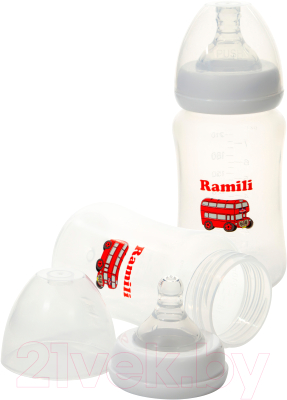 Молокоотсос ручной Ramili MC200 с двумя бутылочками / MC200240MLX2