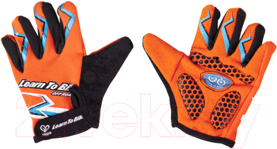 Велоперчатки Hape Спортивные / E1096_HP (оранжевый/черный)