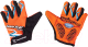Велоперчатки Hape Спортивные / E1096_HP (оранжевый/черный) - 