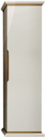Шкаф-полупенал для ванной Мебель-КМК Гермес 0941.13 (белый глянец) - 