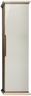 Шкаф-полупенал для ванной Мебель-КМК Гермес 0941.13 (белый глянец)