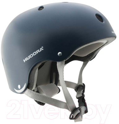 Защитный шлем Hudora Skaterhelm Midnight / 84118 (р-р 51-55, серый)