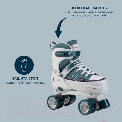 Роликовые коньки Hudora Roller Skates Sneaker / 22075 (р-р 36-39, Midnight)
