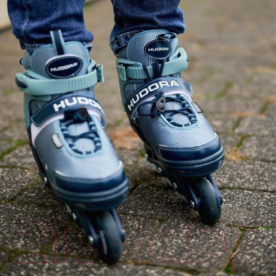 Роликовые коньки Hudora Inline Skates Leon 2.0 Ocean Gr / 28249 (р-р 37-40, серый)