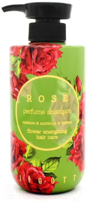 Шампунь для волос Jigott Rose Perfume Shampoo (500мл)