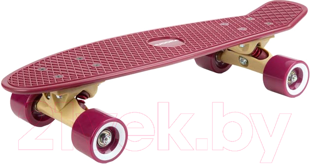 Скейтборд Hudora Skateboard Retro Curve Burgundy / 12153