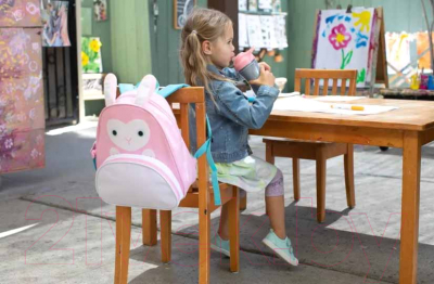 Изображение товара Поильник Chicco Pop-Up Cup / 00006920100000 (350мл, розовый)