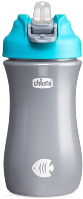 Поильник Chicco Pop-Up Cup / 00006920200000 (350мл, голубой)