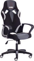 Кресло офисное Tetchair Runner ткань (черный/серый) - 