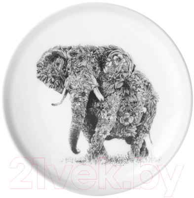 Тарелка закусочная (десертная) Maxwell & Williams Marini Ferlazzo. Африканский слон DX0526