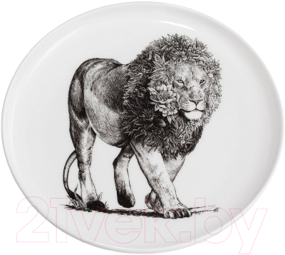 Тарелка столовая обеденная Maxwell & Williams Marini Ferlazzo. Африканский лев DX0531