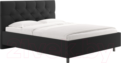 Каркас кровати Сонум Bari 160x200 (экокожа черный)