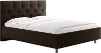 Каркас кровати Сонум Bari 160x200 (экокожа коричневый) - 